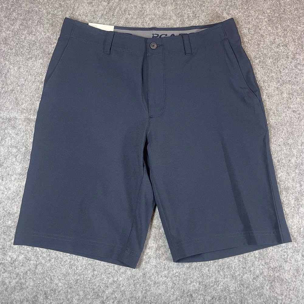 PGA Tour‎ Performance Stretch Fabric Navy Blue Shorts 32 Waist 9